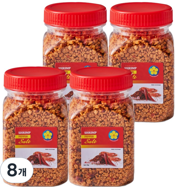 베트남 새우소금, 80g, 8개