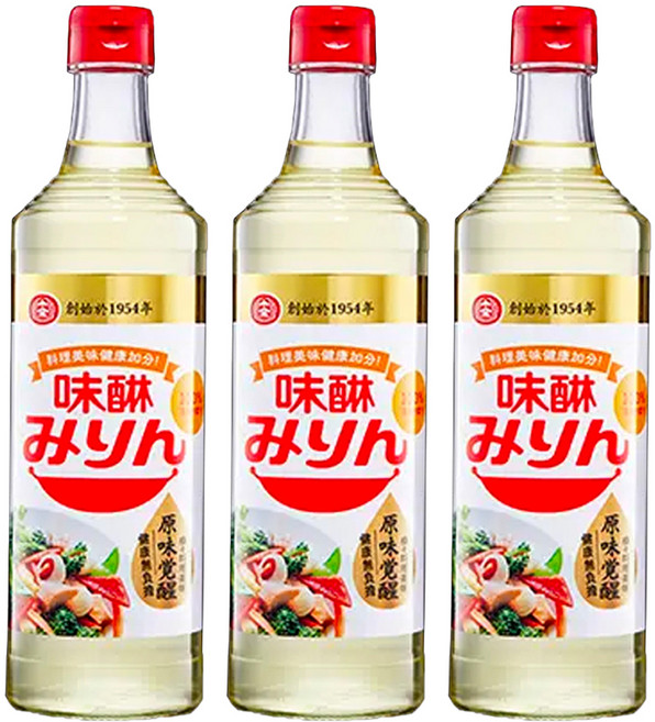 十全 味醂調味料, 500ml, 3瓶