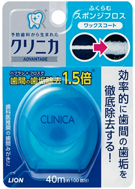 LION 獅王 固齒佳 馬卡龍牙線 顏色隨機, 40m, 1個, 1入