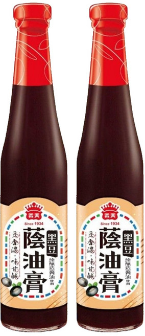 義美 黑豆蔭油膏, 520g, 2瓶
