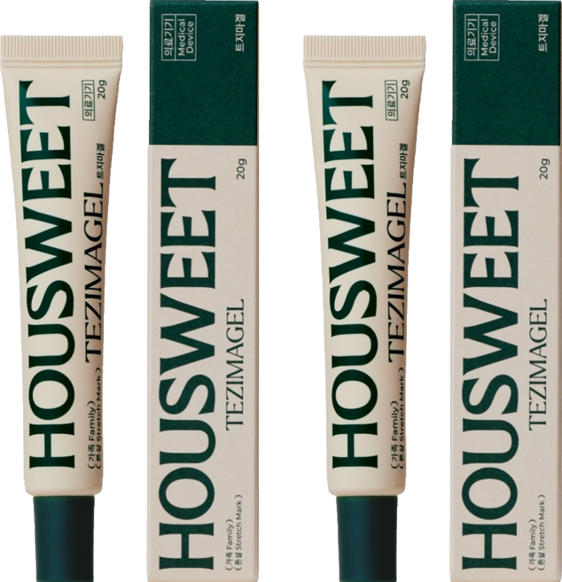 하우스윗 트지마겔 튼살 흉터관리 의료기기, 20g, 2개