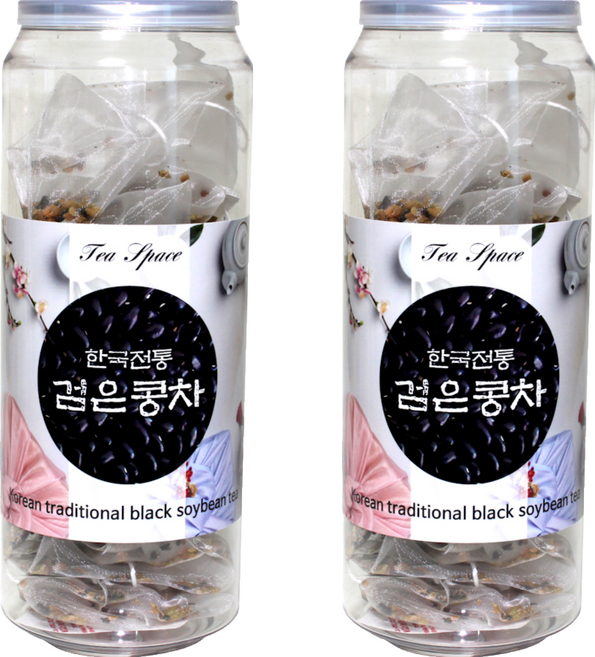 한국전통 검은콩차 티백, 1.3g, 20개입, 2개