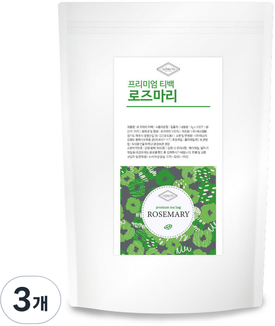 La Dolce Vita 迷迭香茶三角茶包, 1.2g, 50包, 3袋
