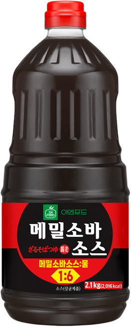 이엔푸드 메밀소바소스, 1.8L, 2.1kg, 1개
