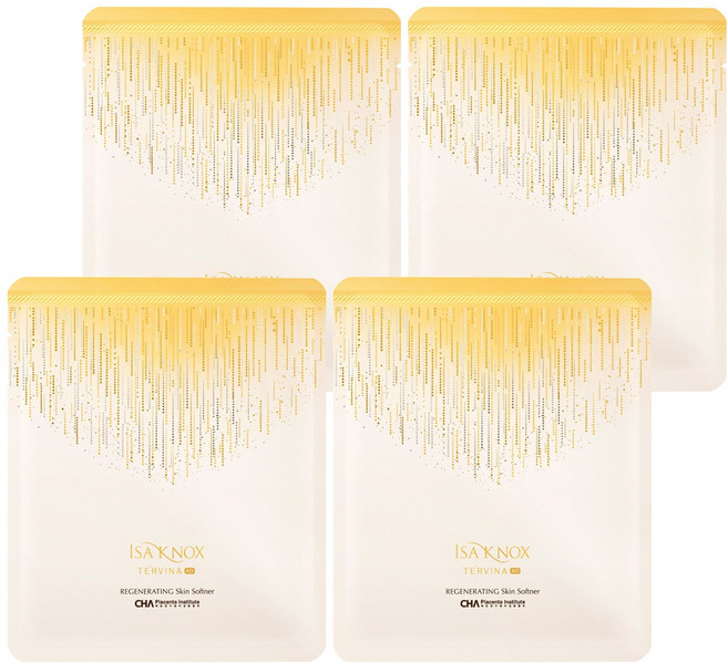 이자녹스 테르비나 AD 리제너레이팅 골드 앰플 마스크, 1개입, 4개