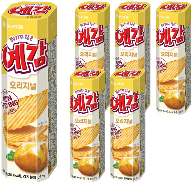 ORION 好麗友 預感香烤洋芋片 原味, 64g, 6盒