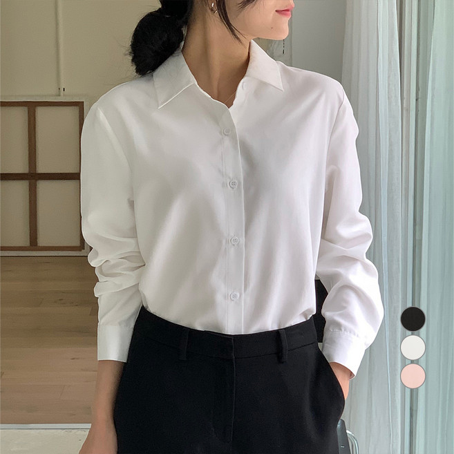 afinar 女款柔軟蜜桃絨襯衫