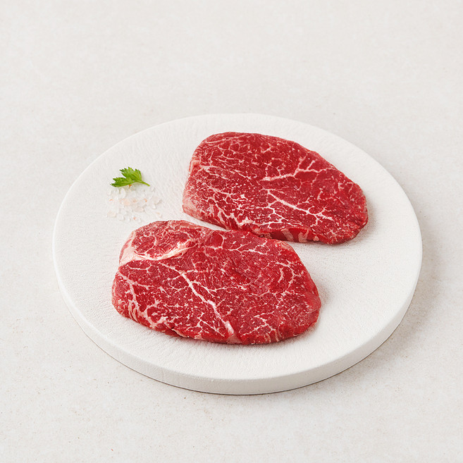 더미트 한우 안심 샤토브리앙 1+등급 스테이크용 (냉장), 200g, 1개