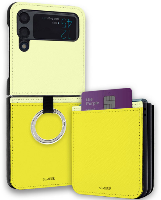 스메르 컬러라인 카드수납 가죽 휴대폰 케이스