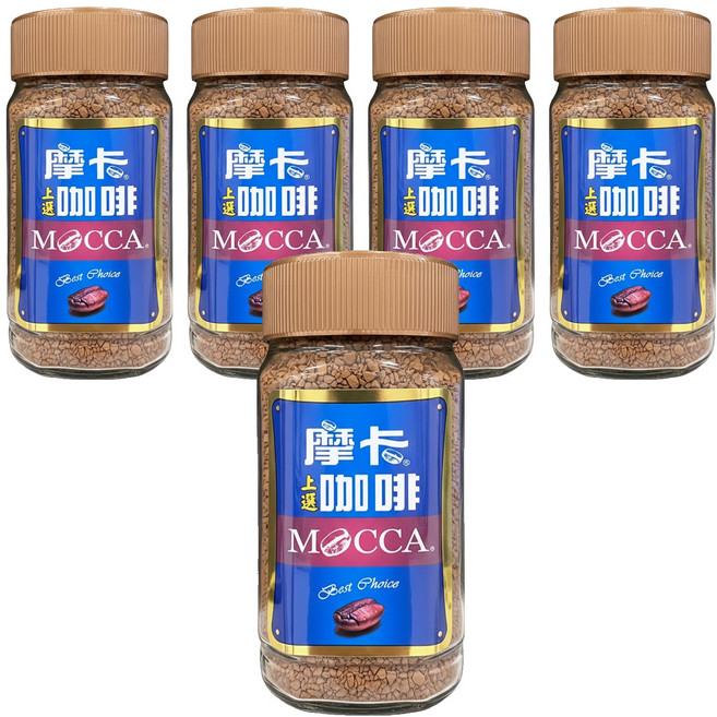 MOCCA 摩卡 上選咖啡, 155g, 1罐, 5罐