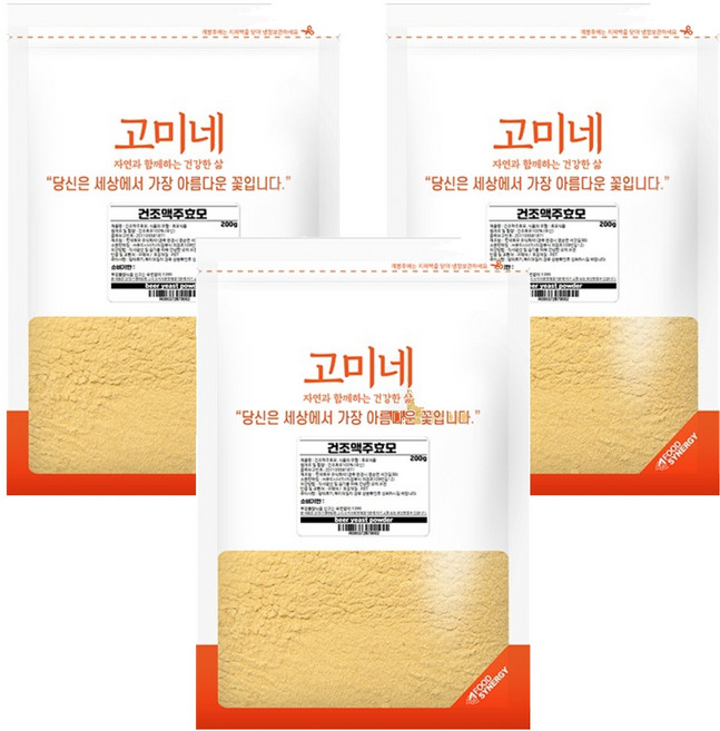 SUPERFOOD 乾啤酒酵母粉, 200g, 3包