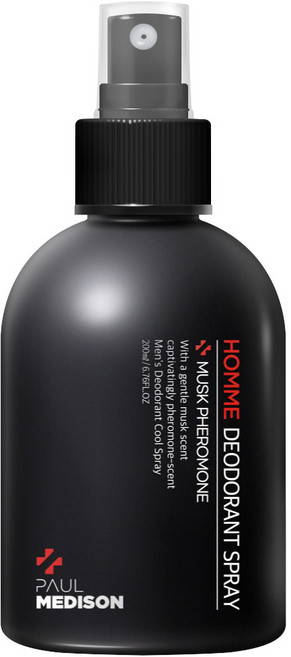 폴메디슨 옴므 스프레이 데오드란트 머스크페로몬향, 200ml, 1개