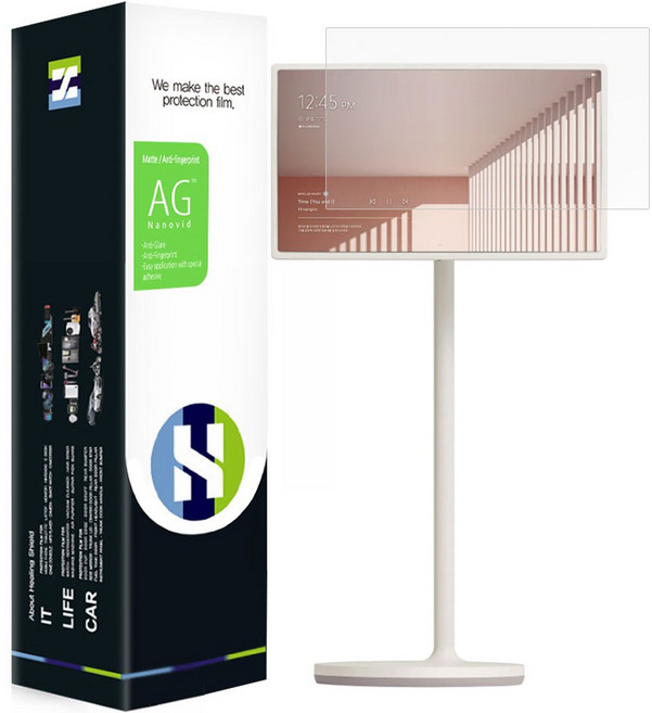 LG 스탠바이미 27ART10AKPL 저반사 지문방지 액정보호필름, 1개