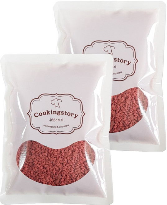 쿠킹스토리 딸기 쿠키크런치, 100g, 2개