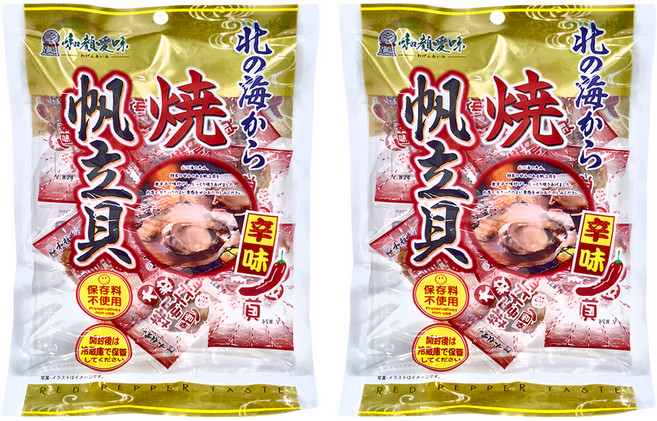 一榮 和顏愛味 辣味帆立貝, 90g, 2袋