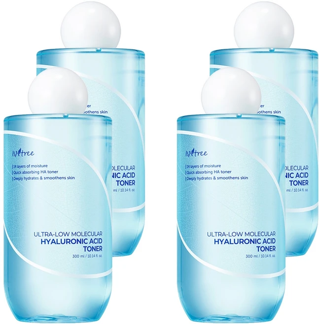 이즈앤트리 초저분자 히아루론산 토너, 300ml, 4개 - 쿠팡
