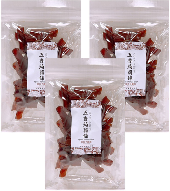 MISAKO 美佐子 嚴選零嘴系列 五香蒟蒻條, 3包, 150g