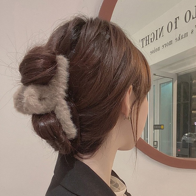 미다미 로카 빅사이즈 퍼 집게핀 13cm 1223