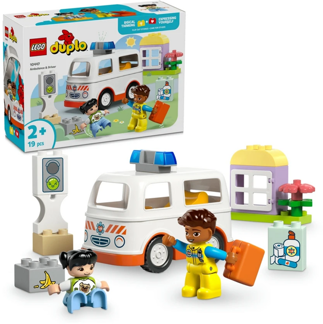 LEGO duplo 得寶 救護車和駕駛員 10447, 1盒