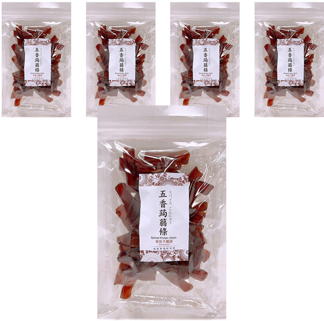 MISAKO 美佐子 嚴選零嘴系列 五香蒟蒻條, 5包, 150g