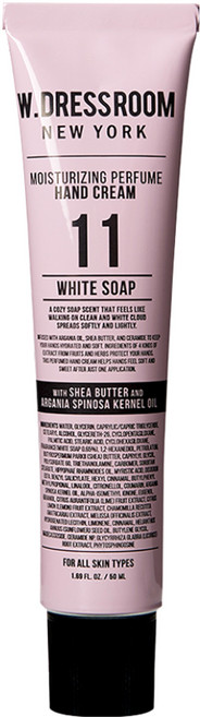 W.DRESSROOM 多麗絲 潤澤香水護手霜 No.11 純白皂香, 50ml, 1條