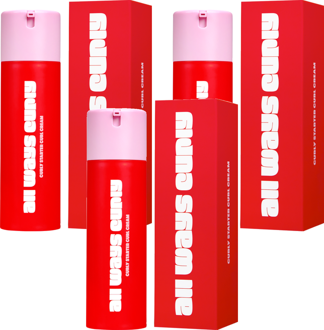 올웨이즈컬리 곱슬머리용 케라틴 무실리콘 헤어케어 컬크림, 140ml, 3개