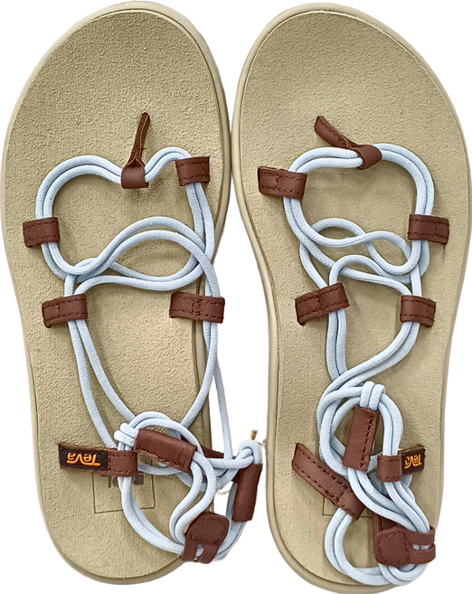 Teva Voya Infinity 戶外機能防水女涼鞋, 珍珠藍, 240mm