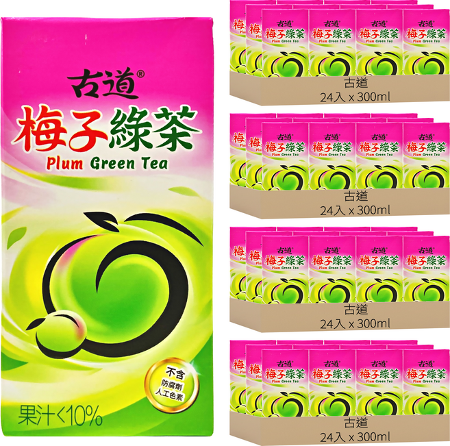 古道 梅子綠茶, 300ml, 96入