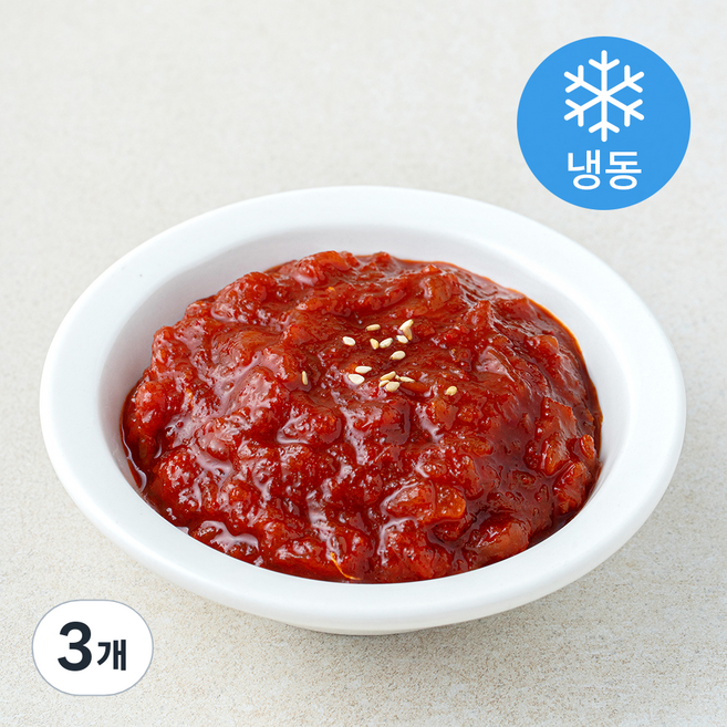 찬드레 미식 순살양념게장 (냉동), 200g, 3개