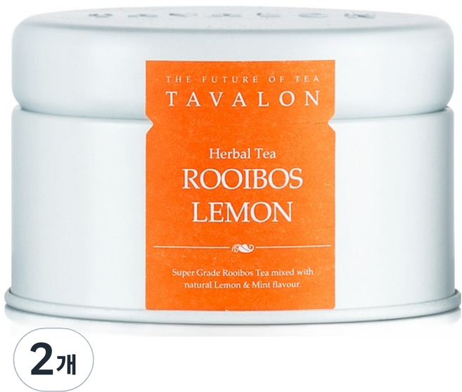타바론 루이보스 레몬민트 미디움 틴, 60g, 1개입, 2개