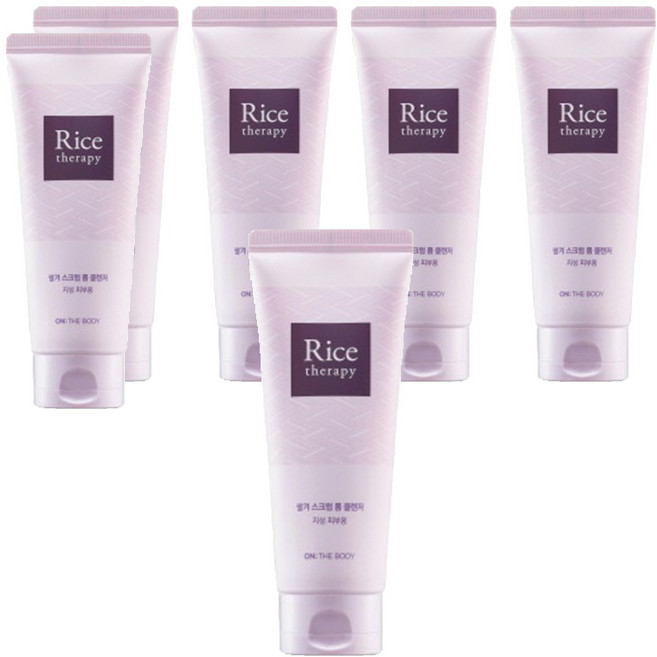 온더바디 라이스테라피 스크럽 폼 클렌저, 150ml, 6개