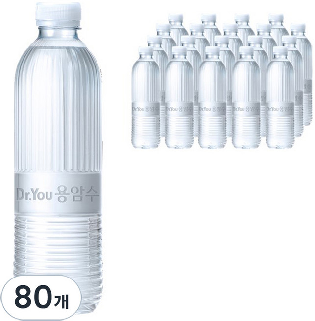 오리온제주용암수 무라벨, 530ml, 80개