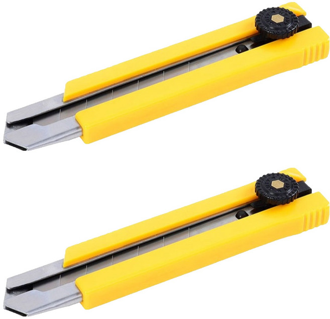 케이디와이 일반타입 고정형 커터칼 25mm KC-70C, 2개