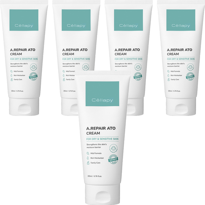 셀라피 에이리페어 아토 크림, 200ml, 5개