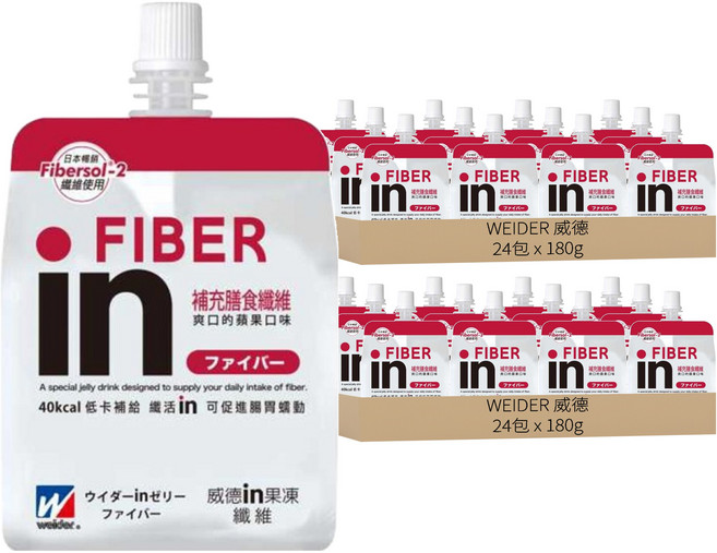WEIDER 威德 in果凍 纖維, 180g, 48包