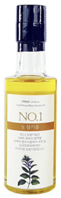 앤오일 국내산 생참기름, 180ml, 1개