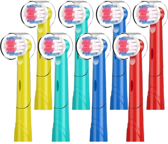 BarunCare 電動牙刷毛兼容兒童款 替換頭 8支, 單一商品, 1組