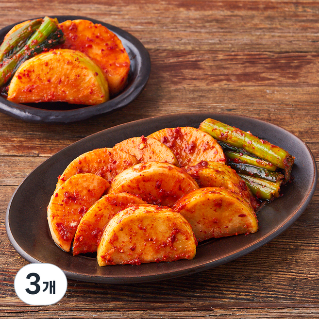 콕집어콕 콕 갓석박지, 1kg, 3개