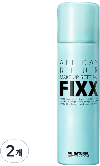 쏘내추럴 올 데이 블러 메이크업 세팅 픽서, 75ml, 2개