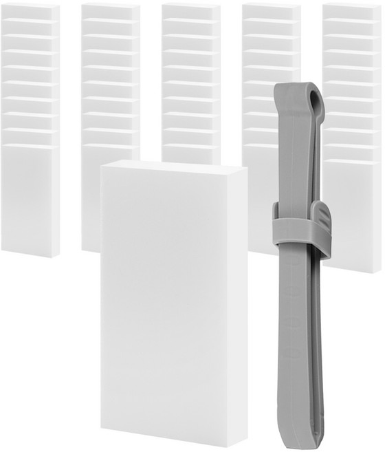 코멧 매직블럭 중형 + 집게 세트, 52개