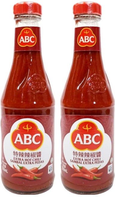 印尼 ABC 特辣辣椒醬, 335ml, 2瓶