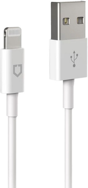 RHINOSHIELD 犀牛盾 Lightning-USB-A 充電線, 2m, 白色, 1條
