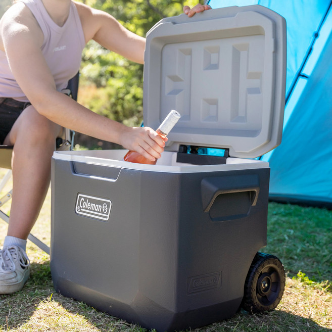 콜맨 휠 하드쿨러, 다크그레이, 57L