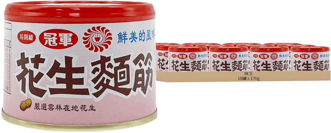 味王 花生麵筋, 170g, 18罐