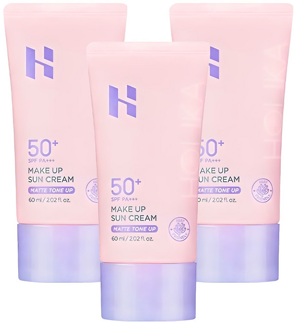 홀리카홀리카 메이크업 선크림 SPF50+ PA+++, 60ml, 3개