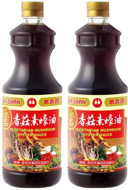 萬家香 香菇素蠔油, 1200g, 2瓶