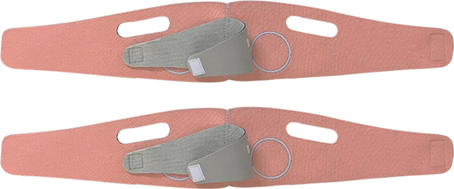 Kvifo 石墨烯高彈力矯正咬肌物理V臉睡眠止鼾面罩, 2個