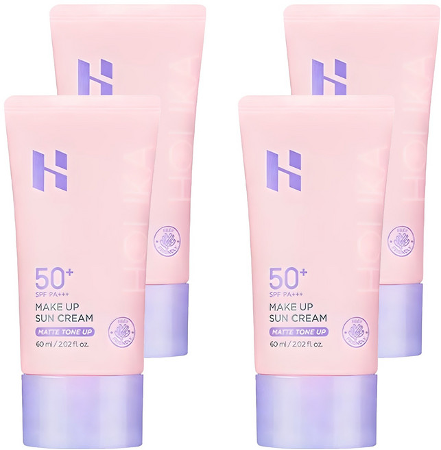 홀리카홀리카 메이크업 선크림 SPF50+ PA+++, 60ml, 4개