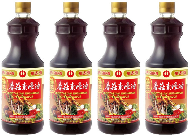 萬家香 香菇素蠔油, 1200g, 4瓶