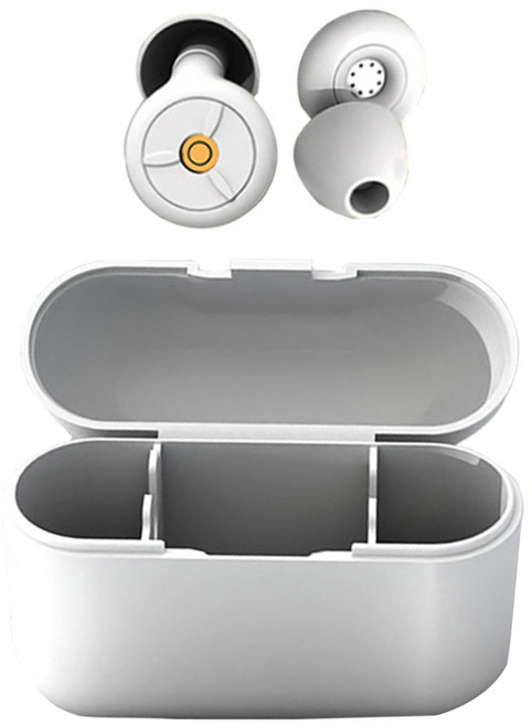 Kyhome 濾波器超強隔音降噪耳塞 白色, 1組, 2個裝